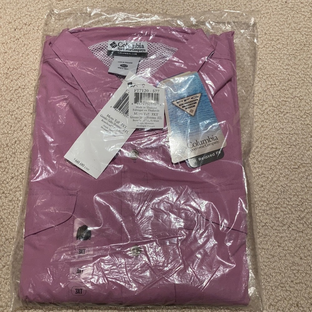 Men’s Tall 3XT PFG Columbia Shirt